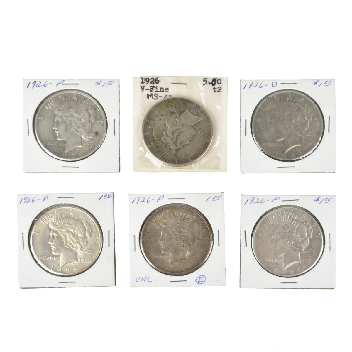 US Peace Silver Dollar Coins