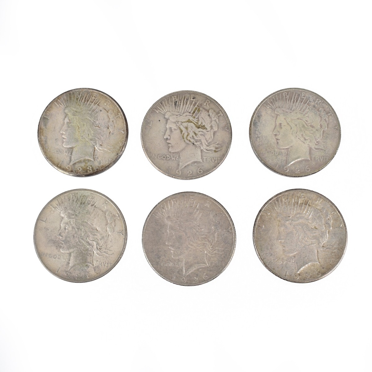 US Peace Silver Dollar Coins