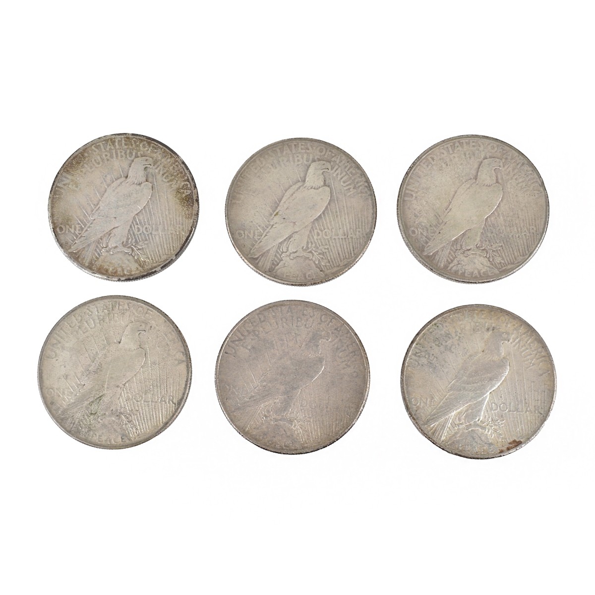 US Peace Silver Dollar Coins