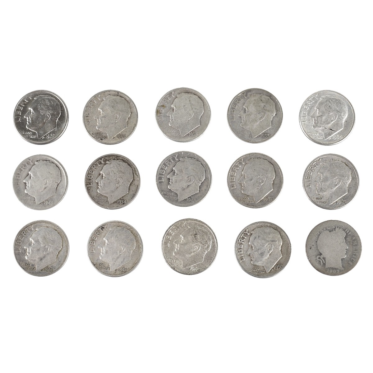 US Silver Dimes