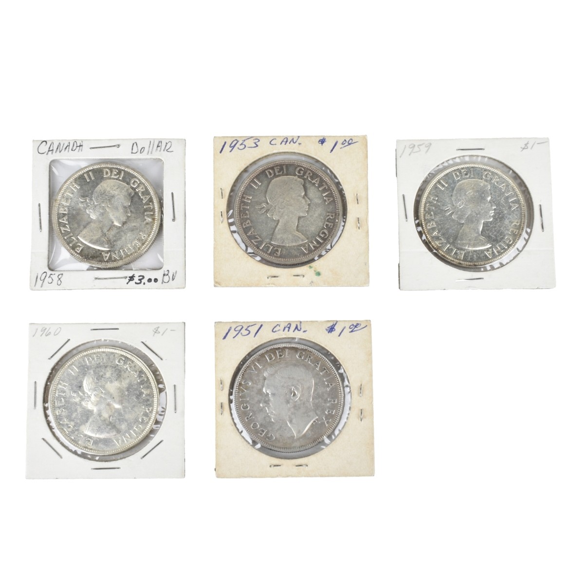 Canadian Silver Dollar Coins