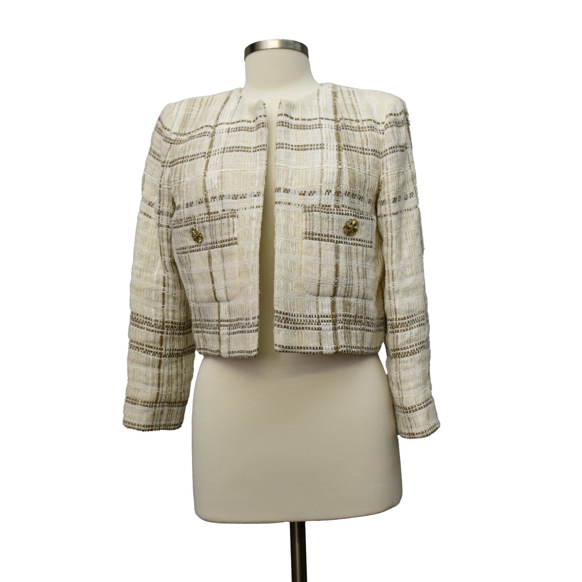 Chanel Tweed Cropped Jacket