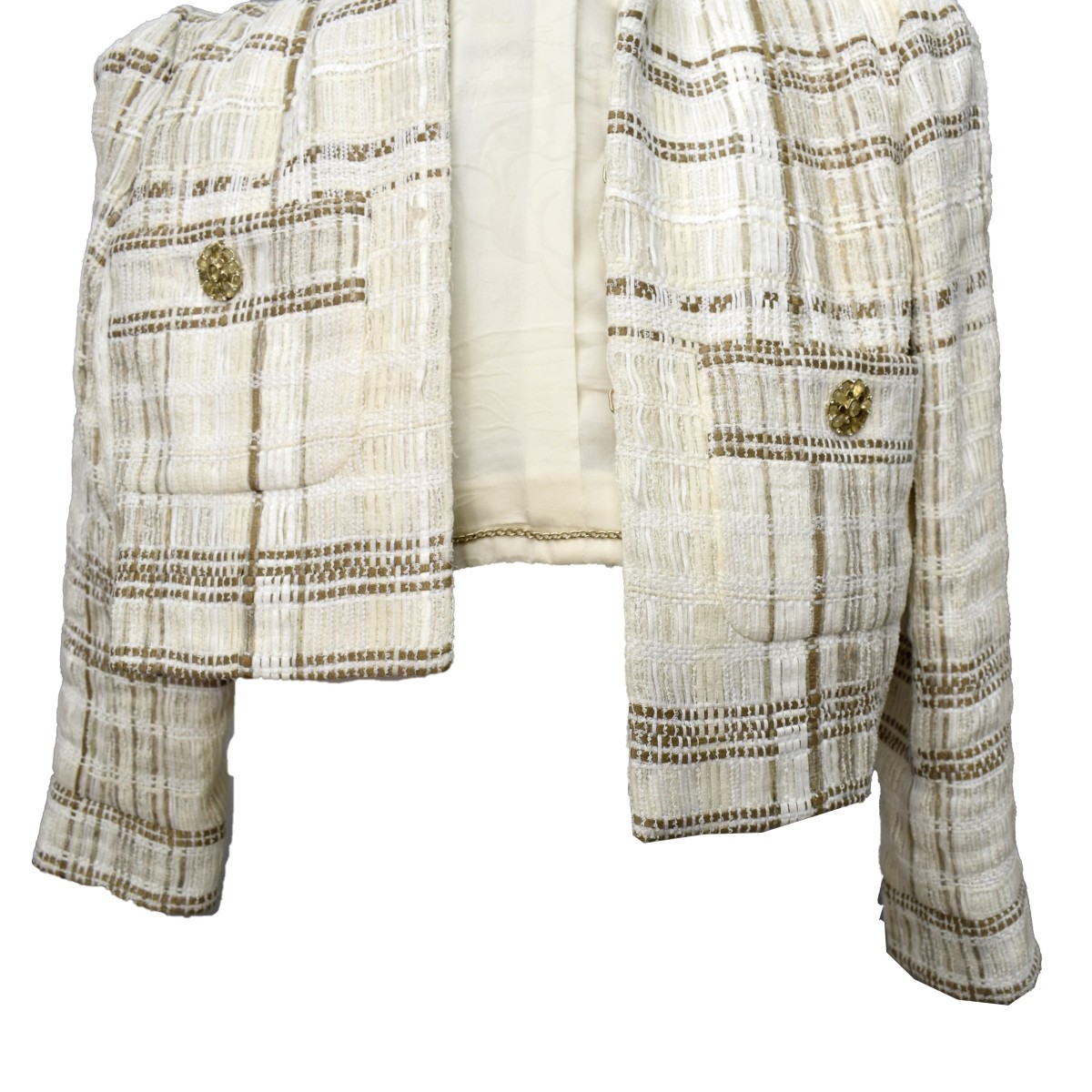 Chanel Tweed Cropped Jacket