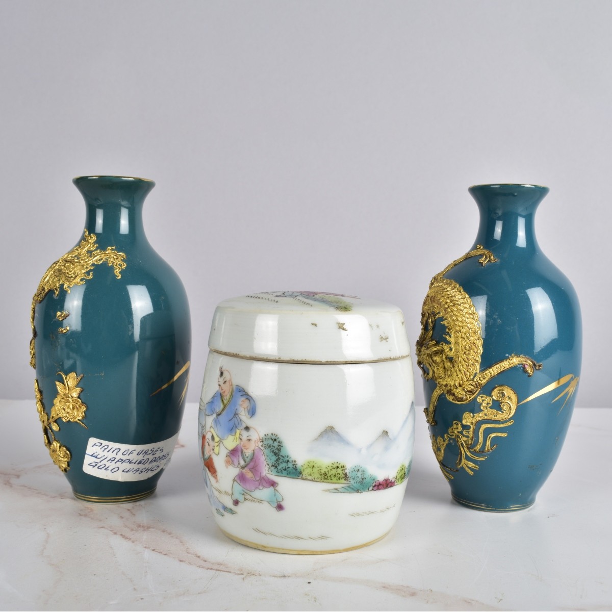 Three Chinese Porcelain Tableware