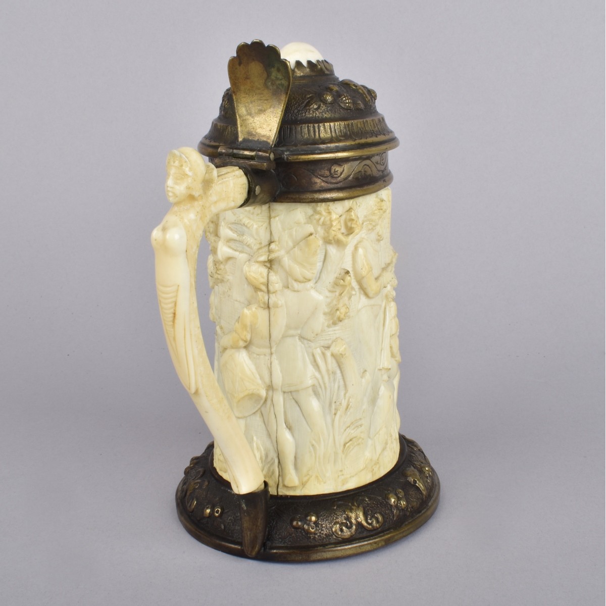 19th C. European Lidded Tankard