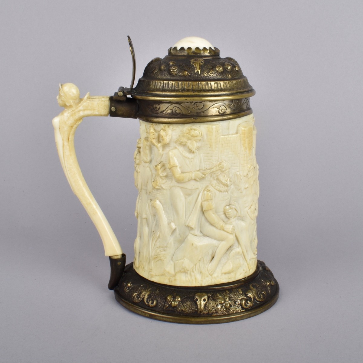 19th C. European Lidded Tankard
