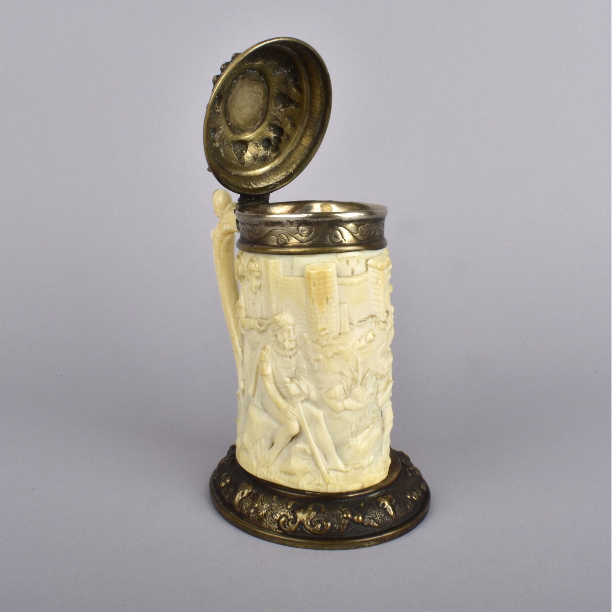 19th C. European Lidded Tankard