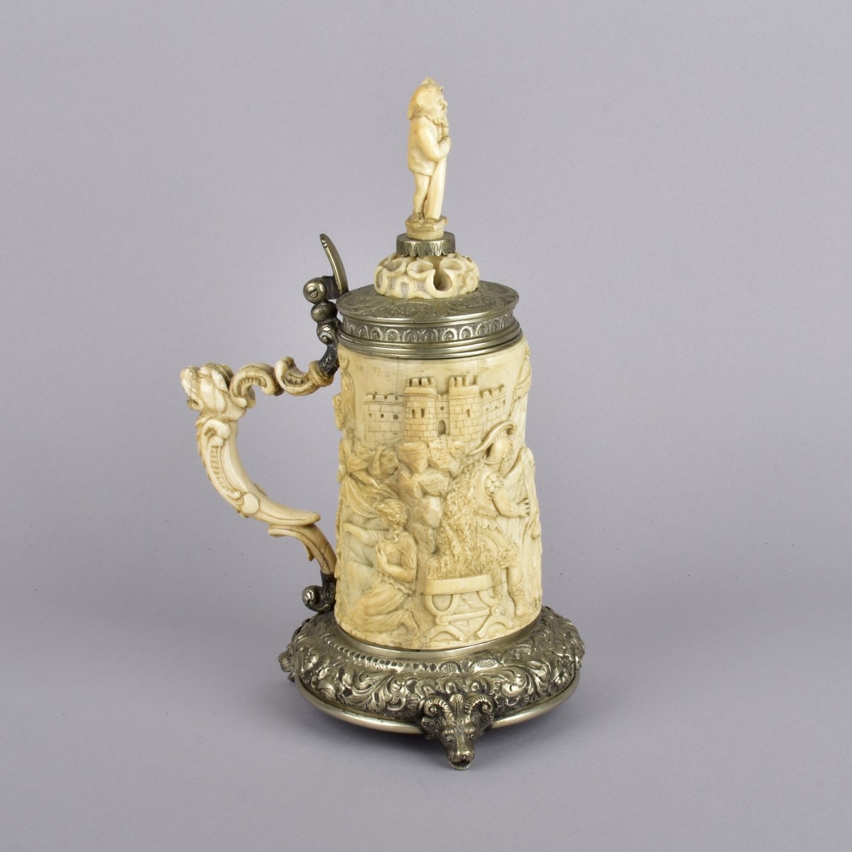 19th C. European Lidded Tankard