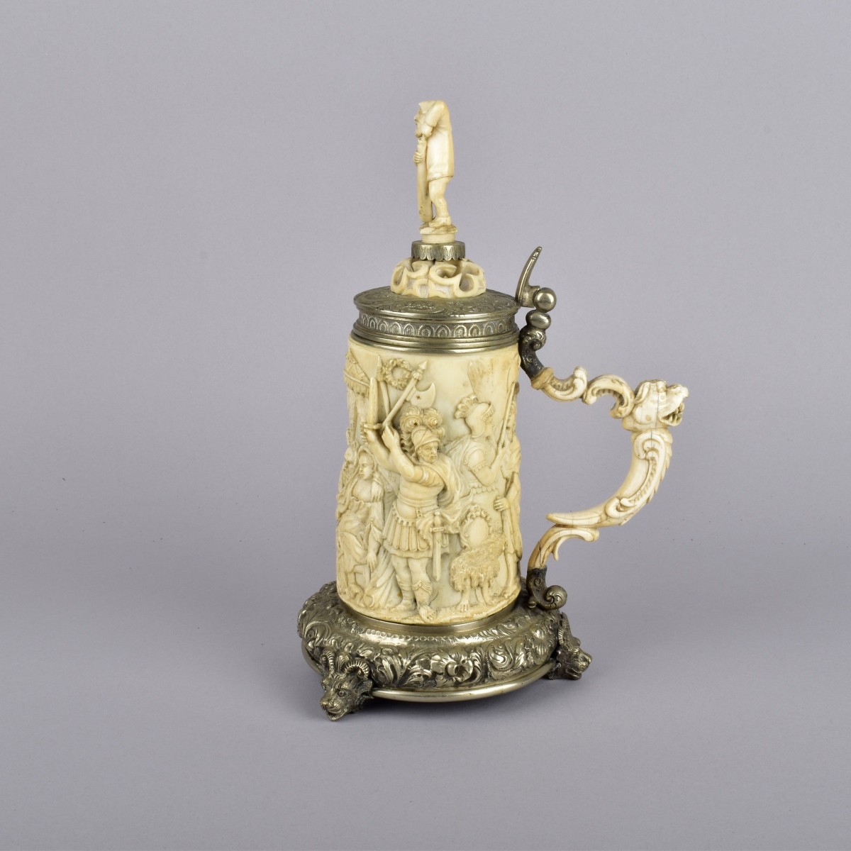 19th C. European Lidded Tankard