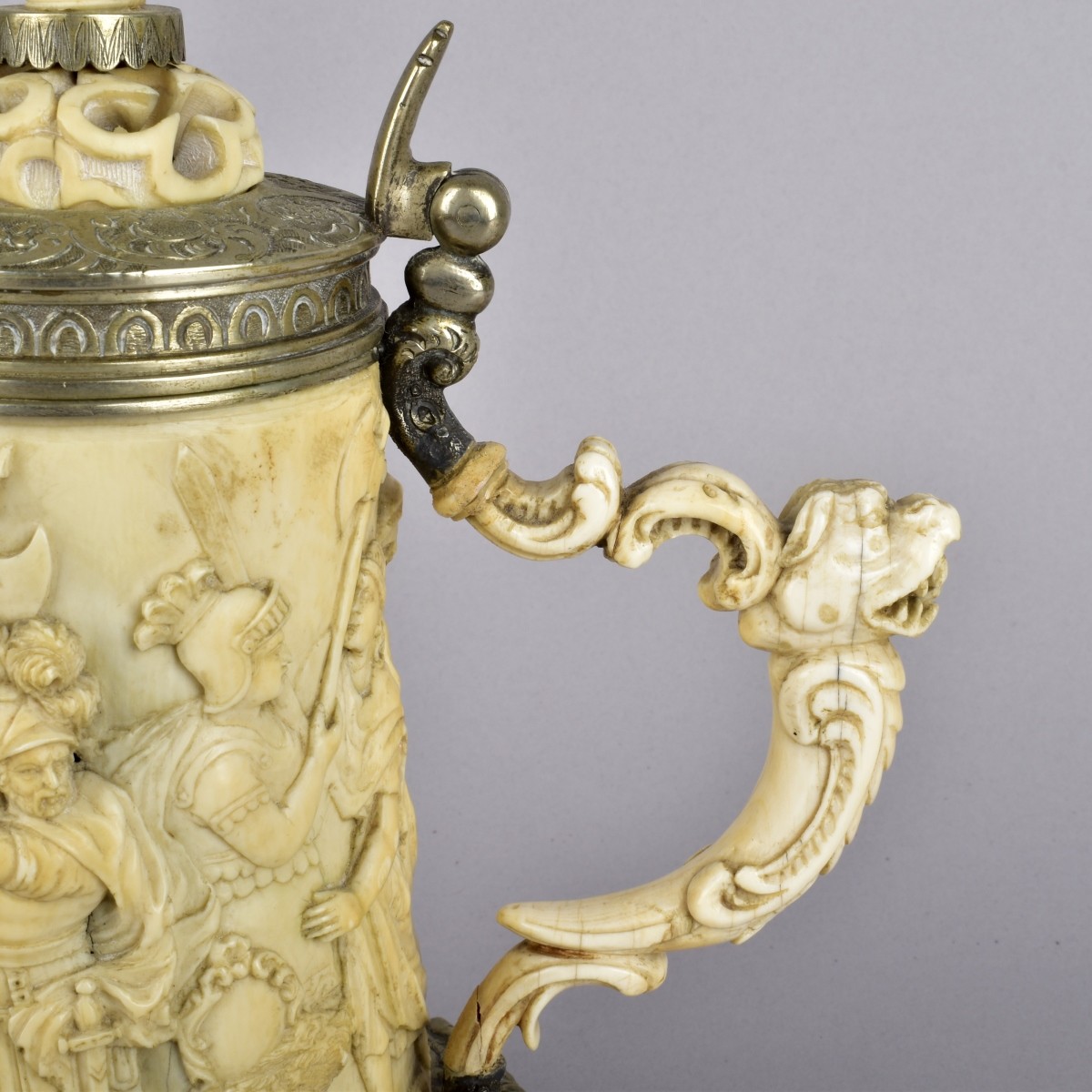 19th C. European Lidded Tankard