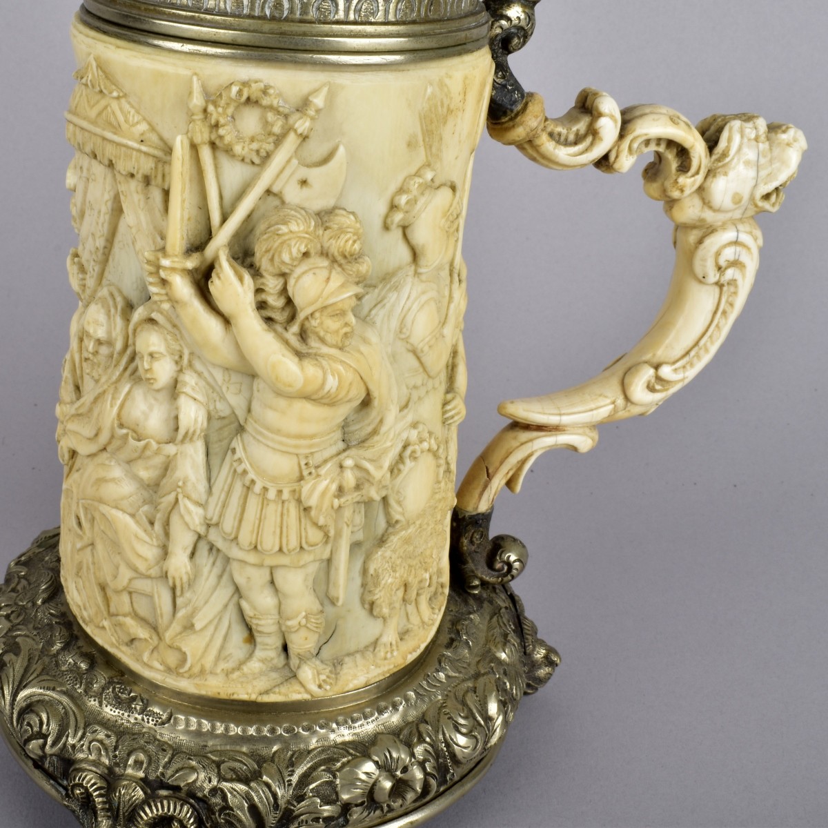 19th C. European Lidded Tankard