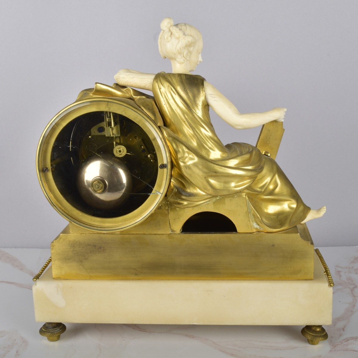 19th C. French Louis XVI Style Mantle Clock