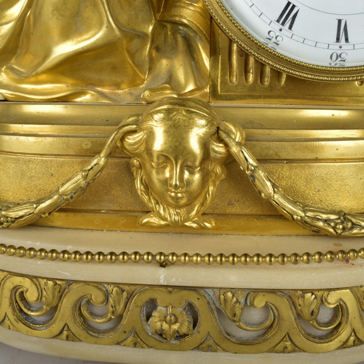 19th C. French Louis XVI Style Mantle Clock