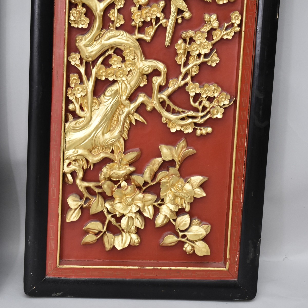 Pair of Chinese Wooden Plaques