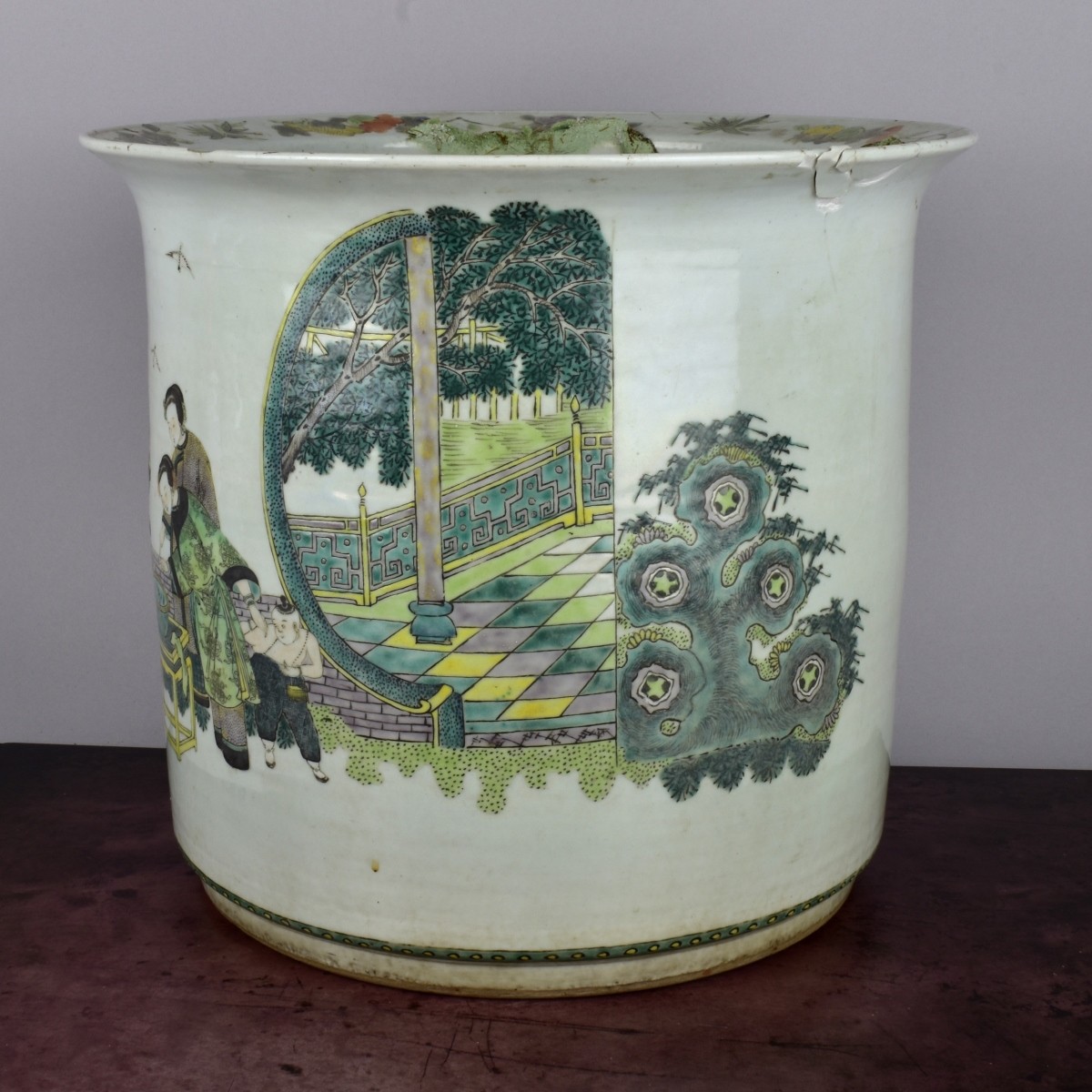 Antique Chinese Porcelain Jardiniere