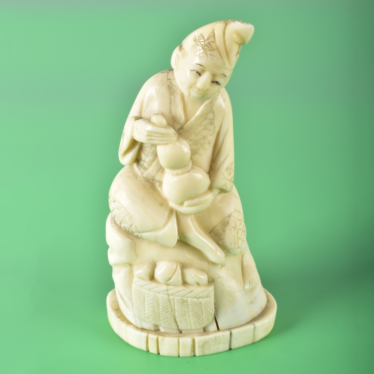 Antique Japanese Okimono Figurine