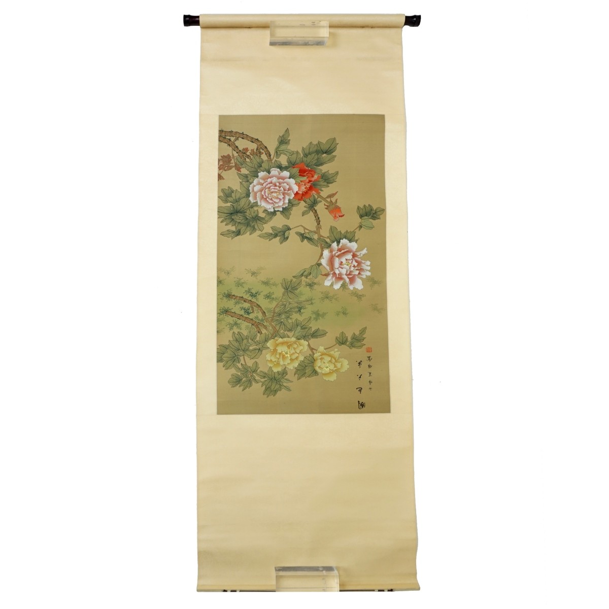 Chinese Scroll Chrysanthemums
