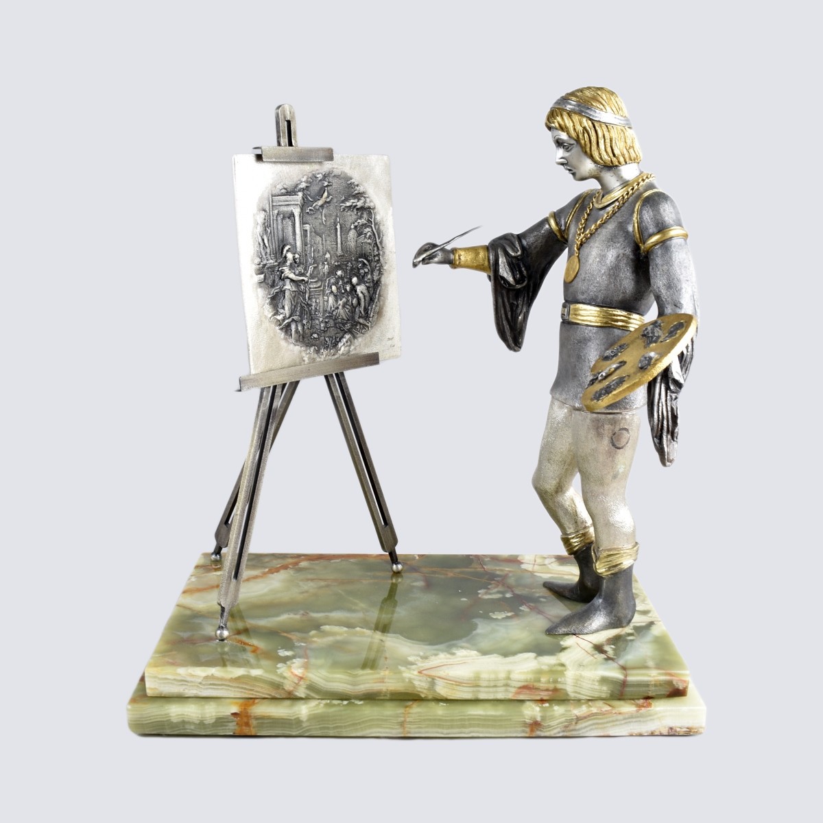 G. Vasari (1934 - 2005) Painter Figurine