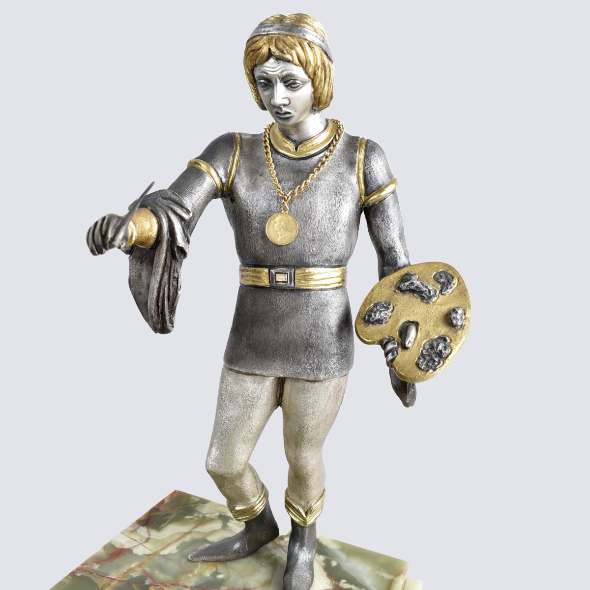G. Vasari (1934 - 2005) Painter Figurine