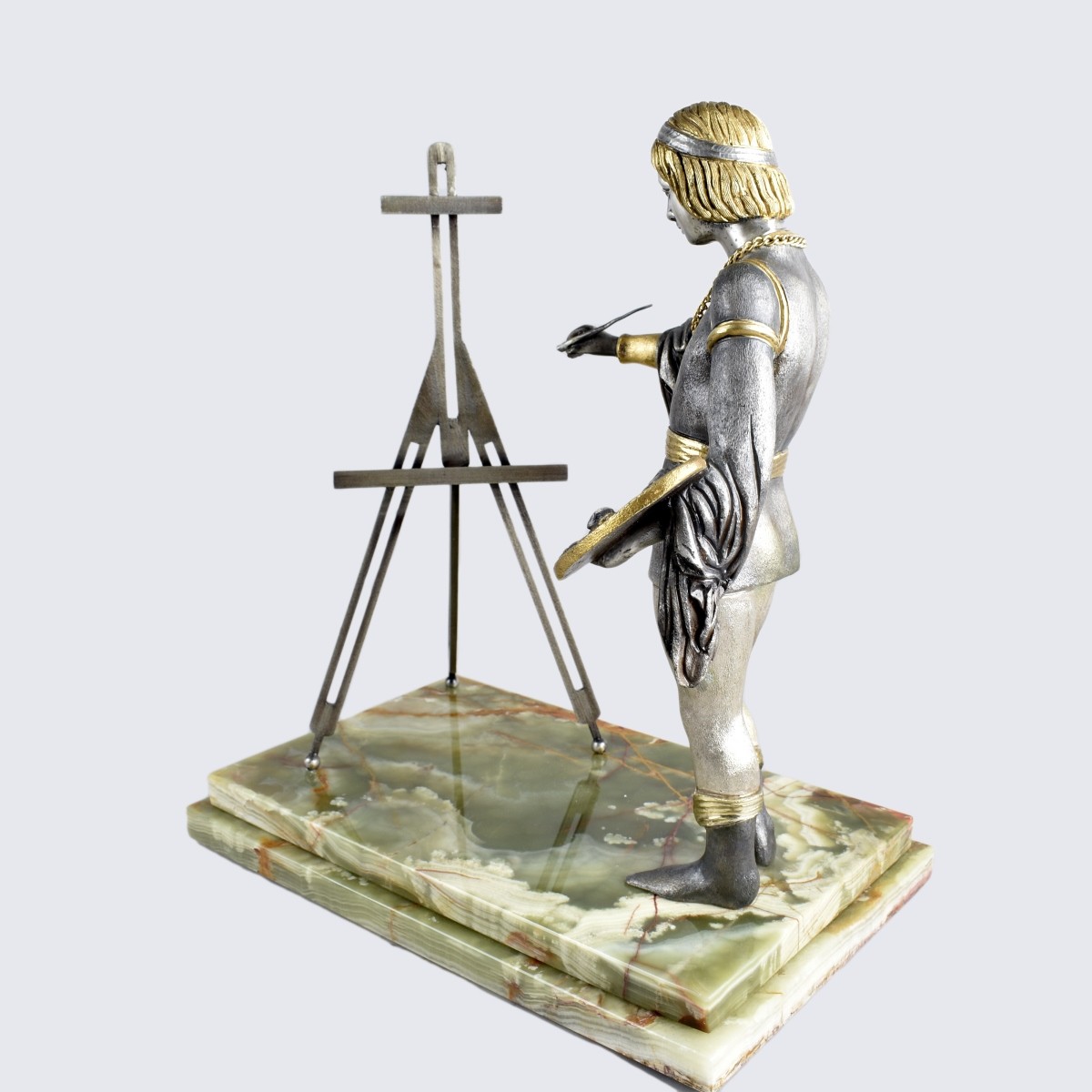 G. Vasari (1934 - 2005) Painter Figurine