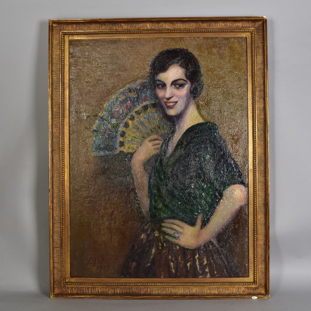 JM Oliver (19/20th C.) O/C