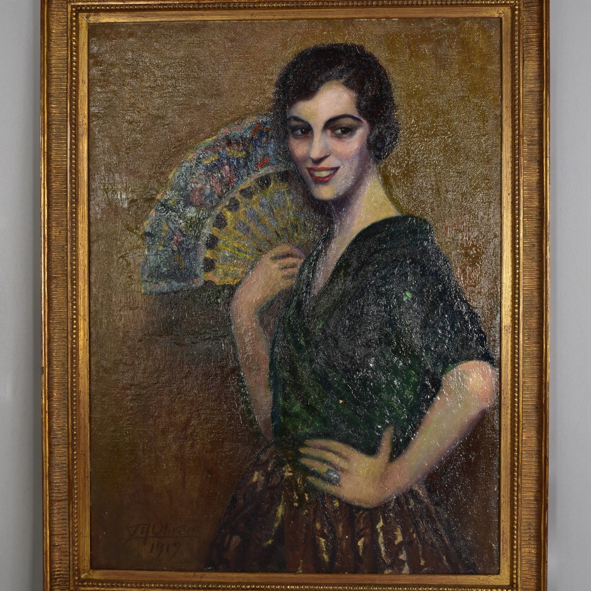 JM Oliver (19/20th C.) O/C