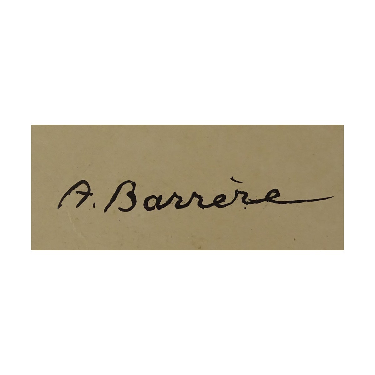 Adrien Barrere Fr. (1877-1931) Lithograph
