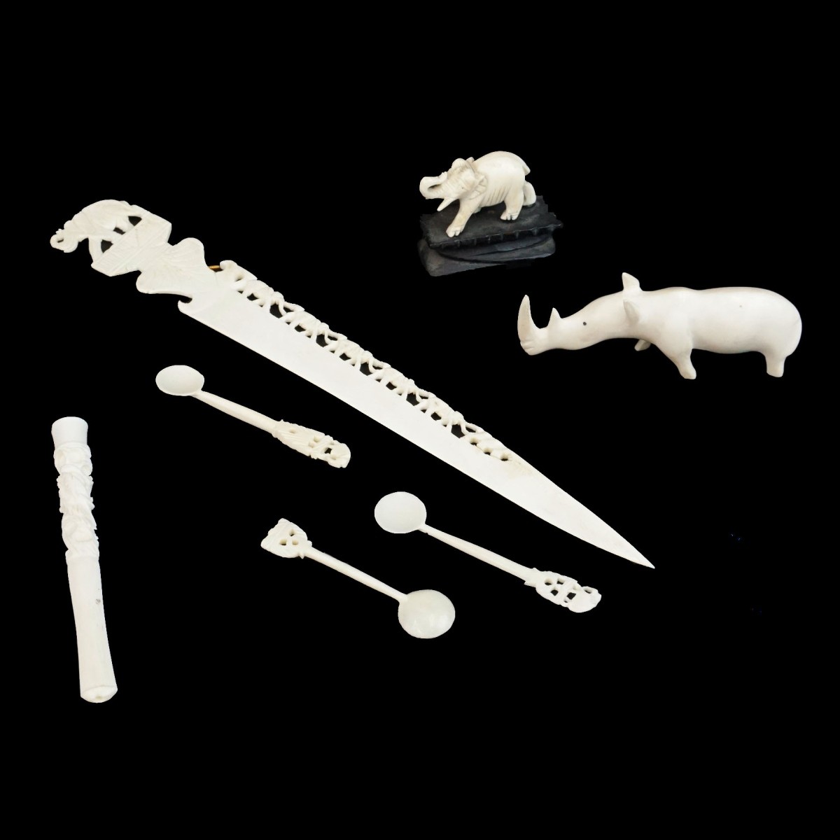 Carved Table Top Items