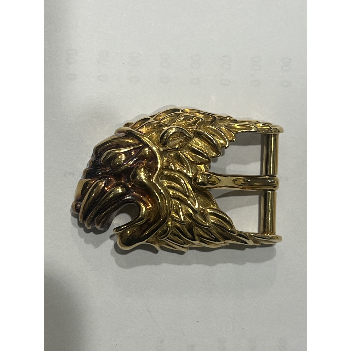 18K Lion Belt Buckle