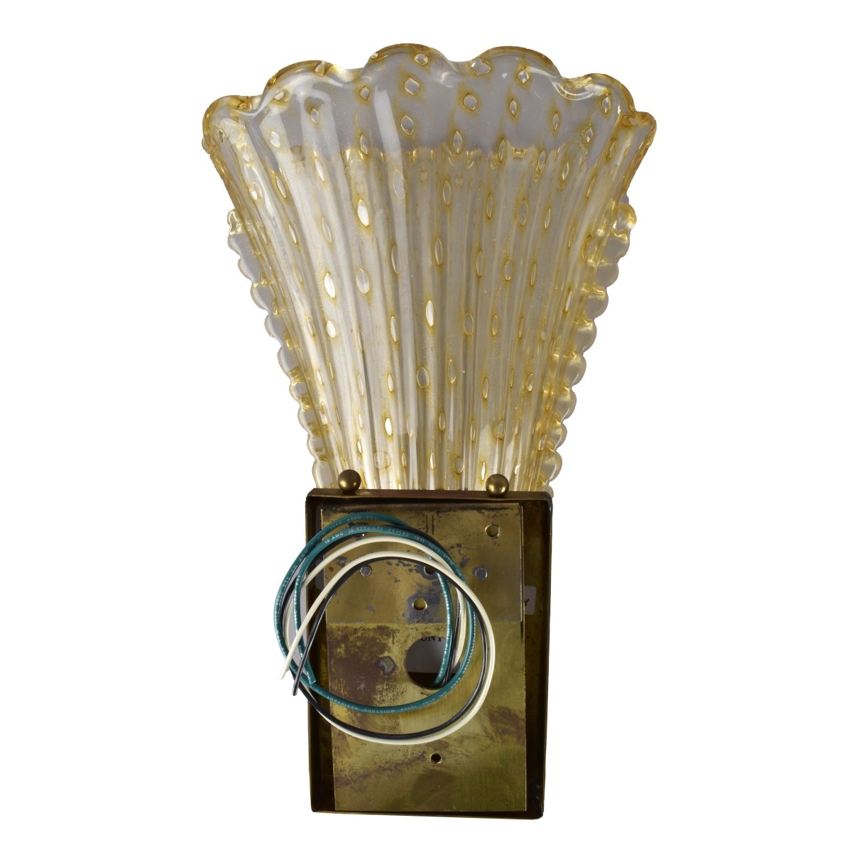 Pair of Italian Murano Sconces