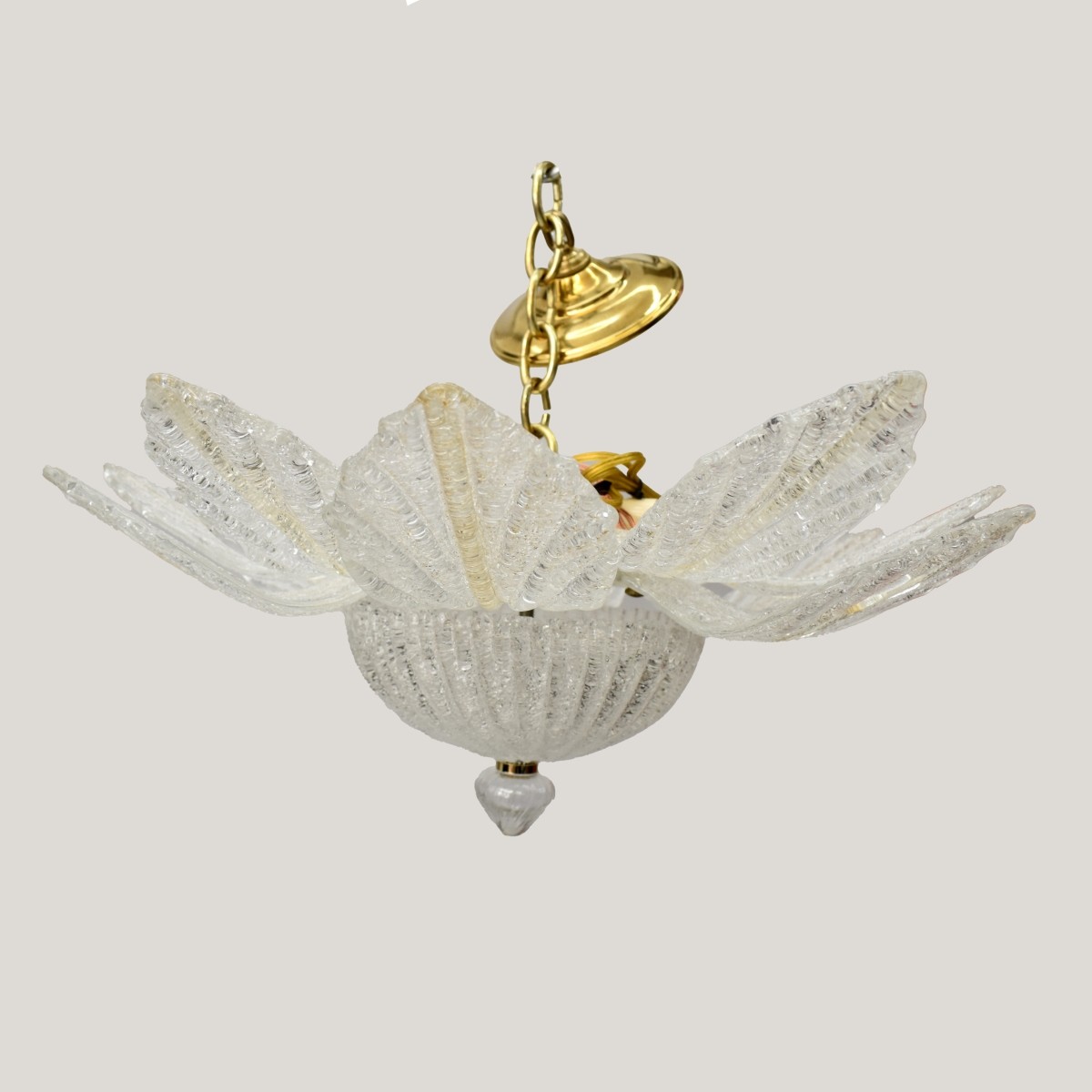 Pair of Italian Murano Chandeliers