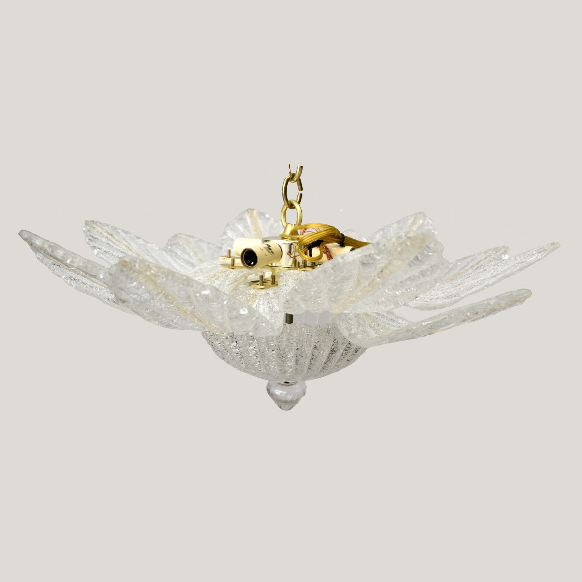 Pair of Italian Murano Chandeliers