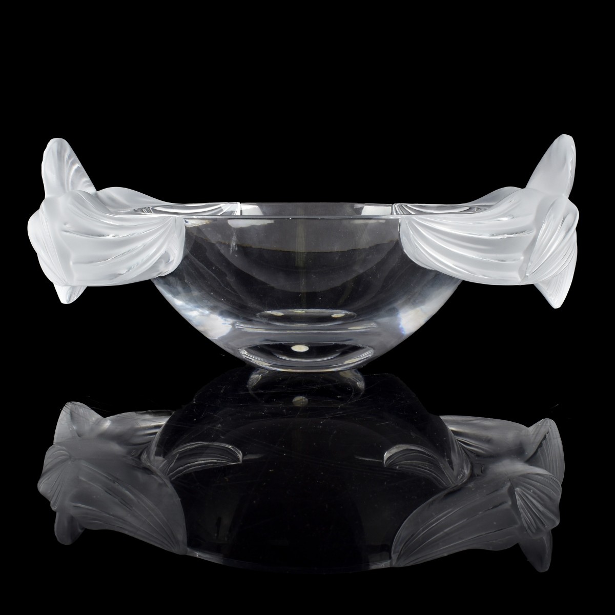 Lalique "Loriol" Crystal Bowl
