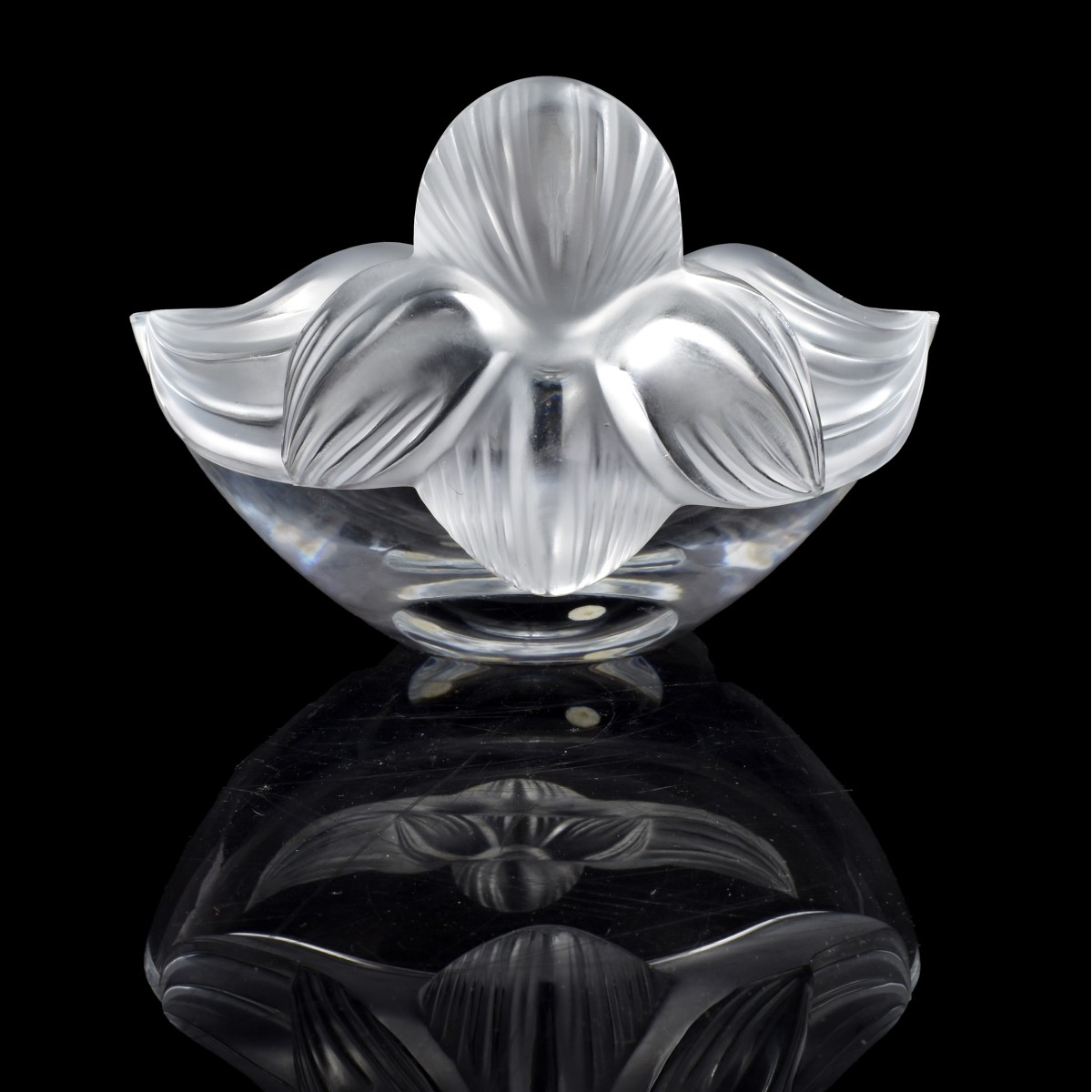 Lalique "Loriol" Crystal Bowl