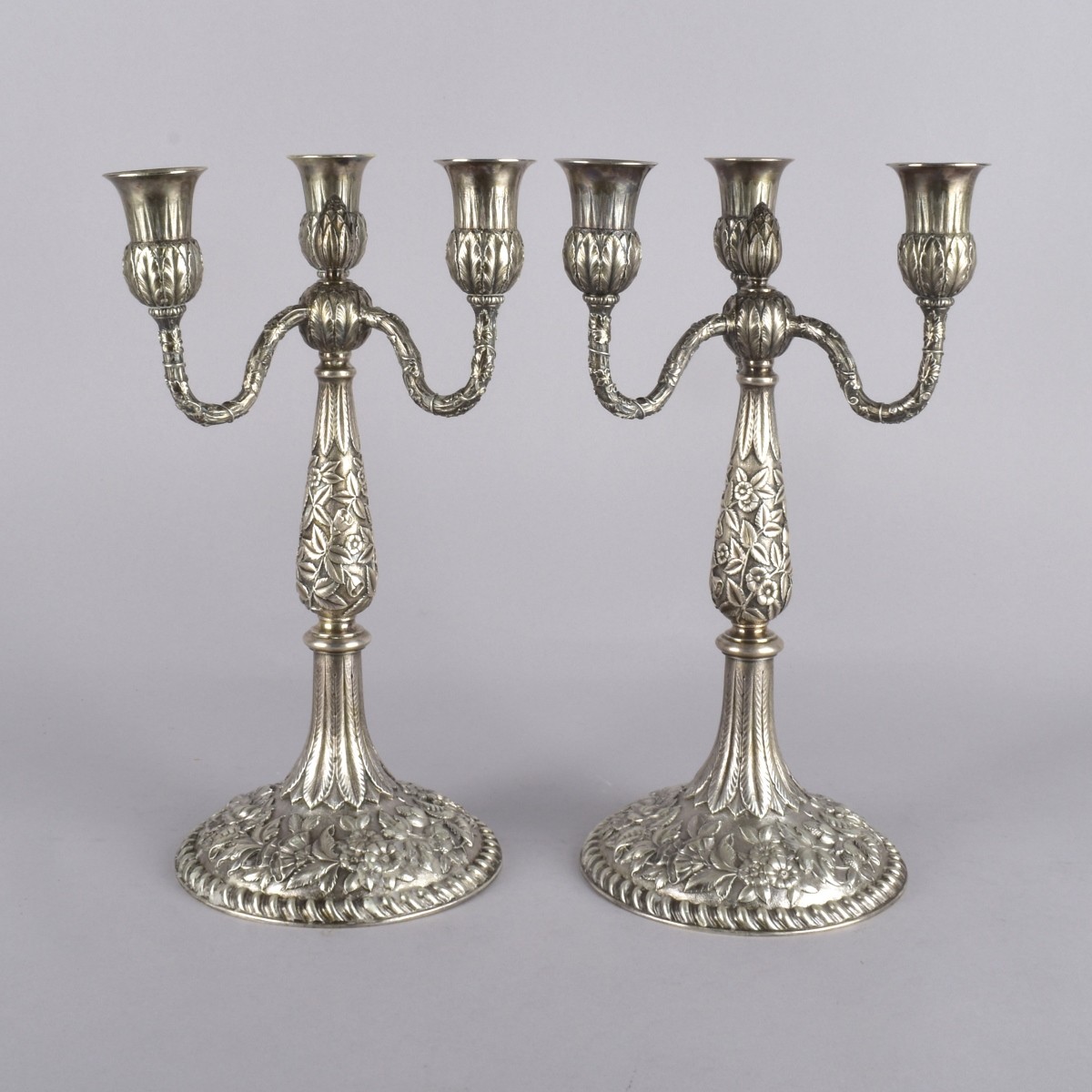 Pair of J.E. Caldwell Candelabra