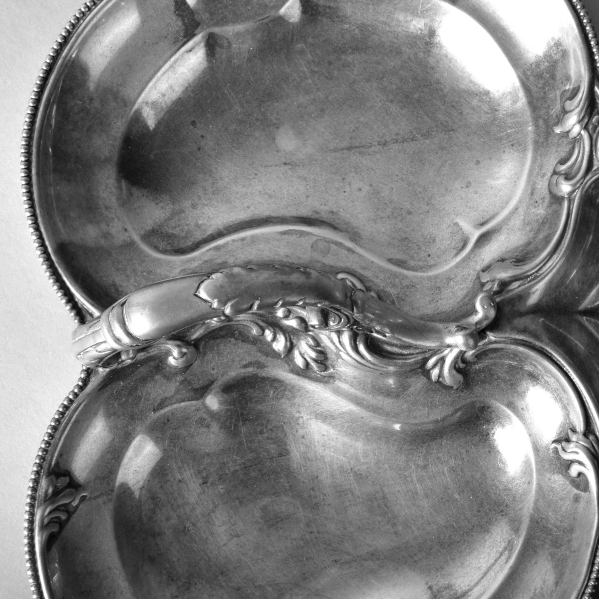 Antique English Sterling Tri Section Dish
