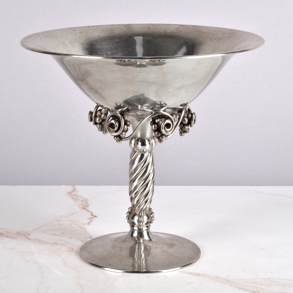 Vintage Mexican Art Nouveau Sterling Compote
