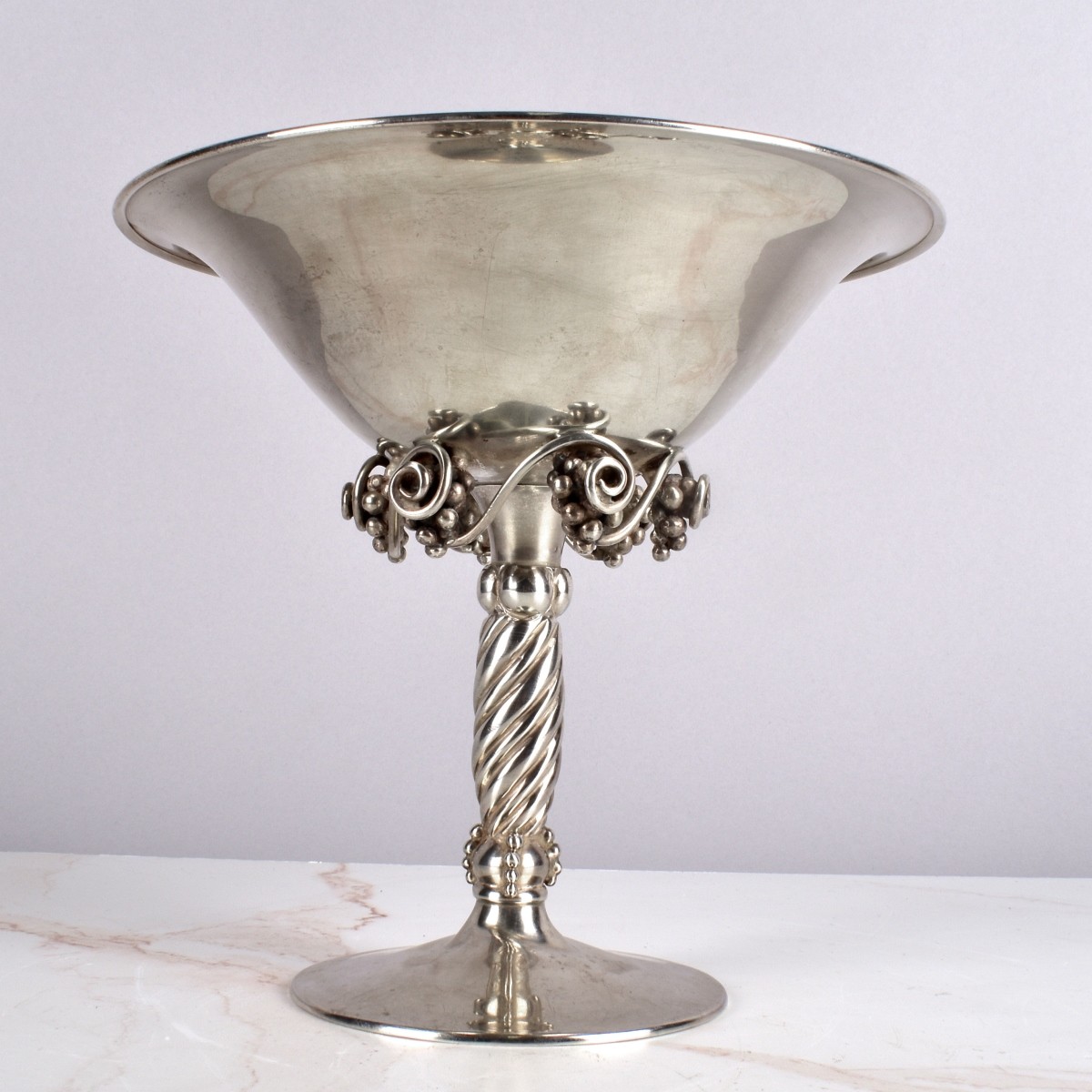 Vintage Mexican Art Nouveau Sterling Compote