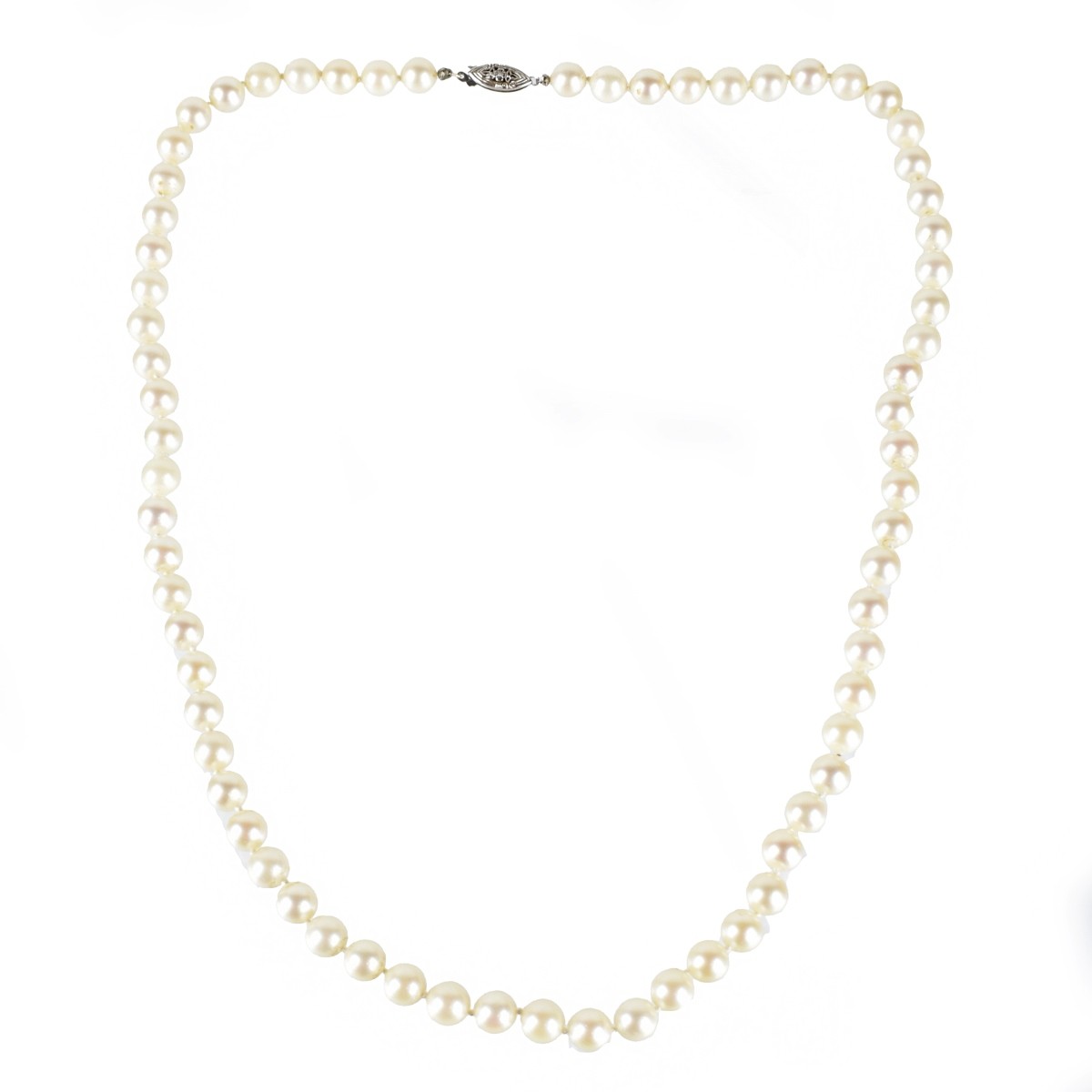 Pearl and 14K Necklace