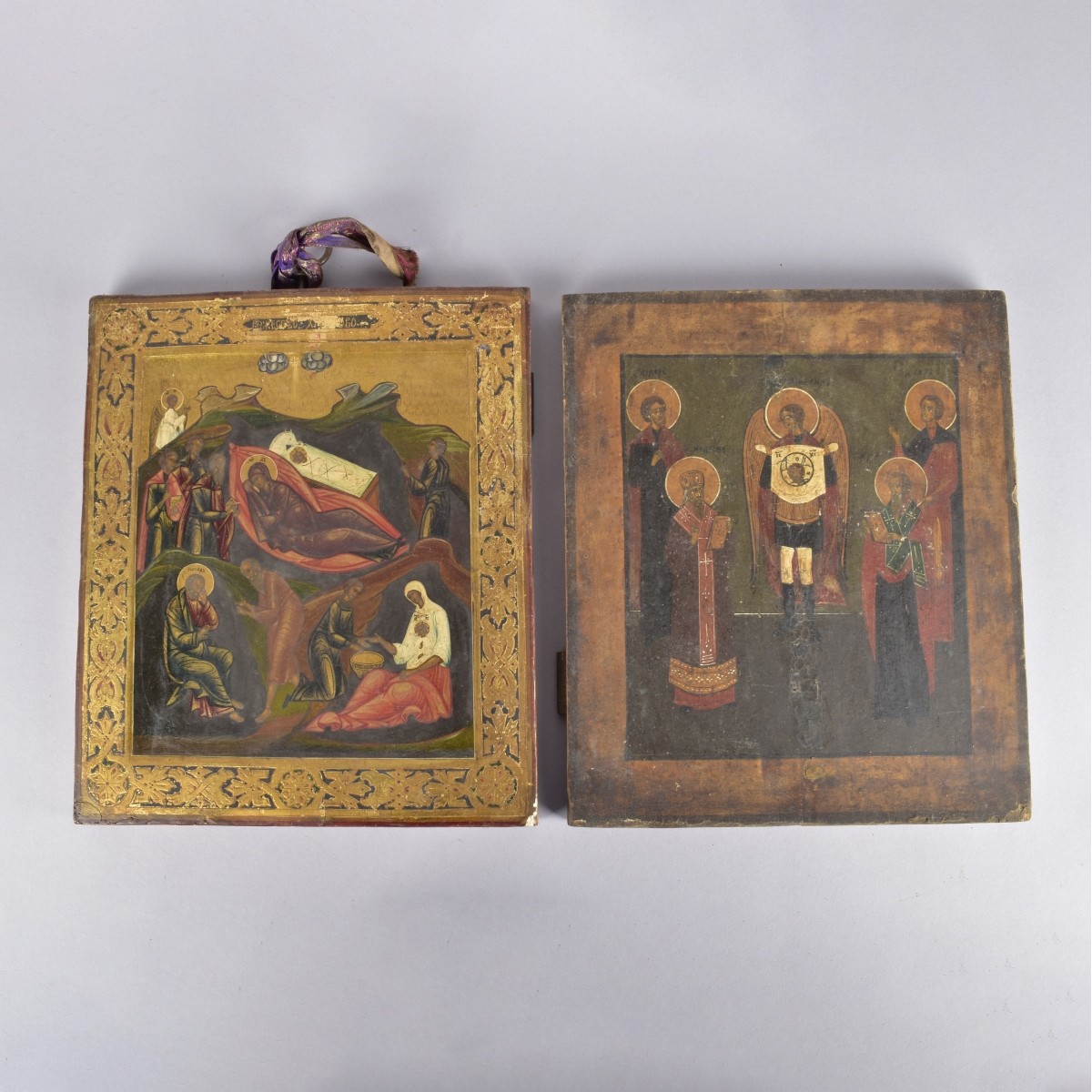 Two (2) Russian Religious Icons