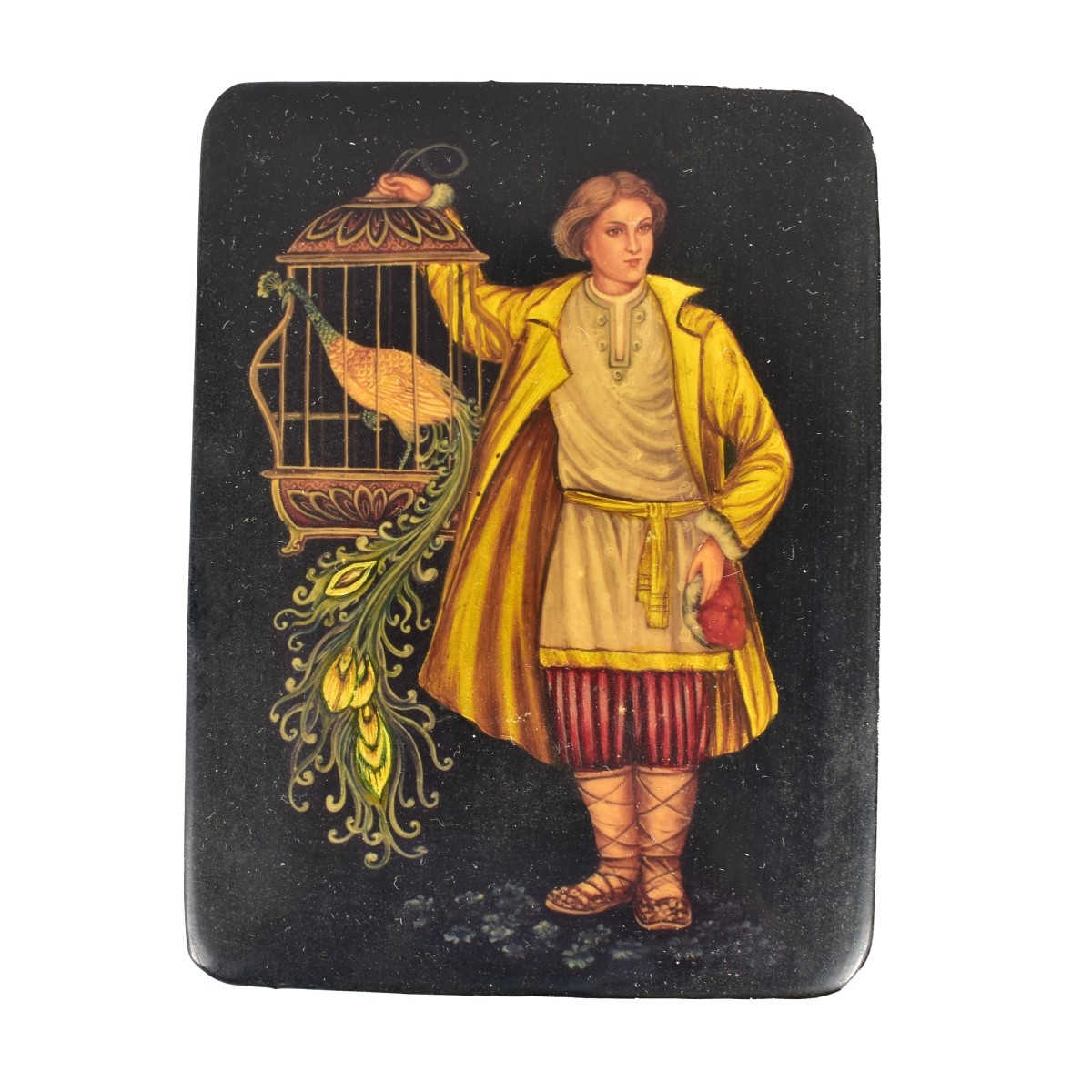 Four (4) Russian Lacquer Boxes