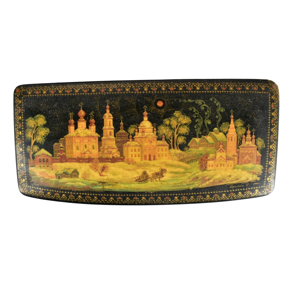 Four (4) Russian Lacquer Boxes