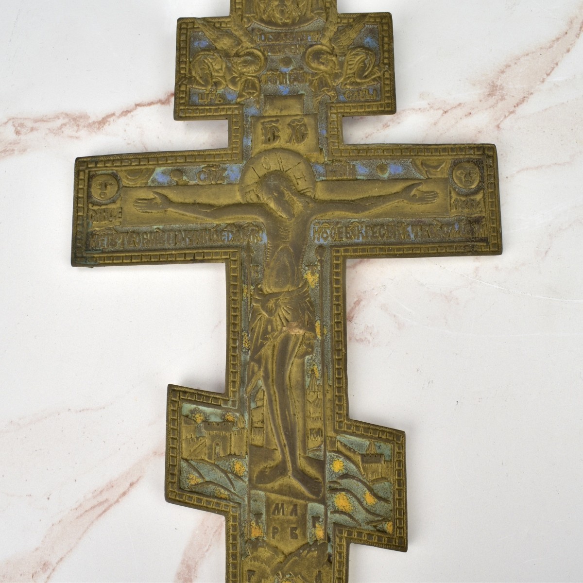 Seven (7) Russian Crucifix Crosses