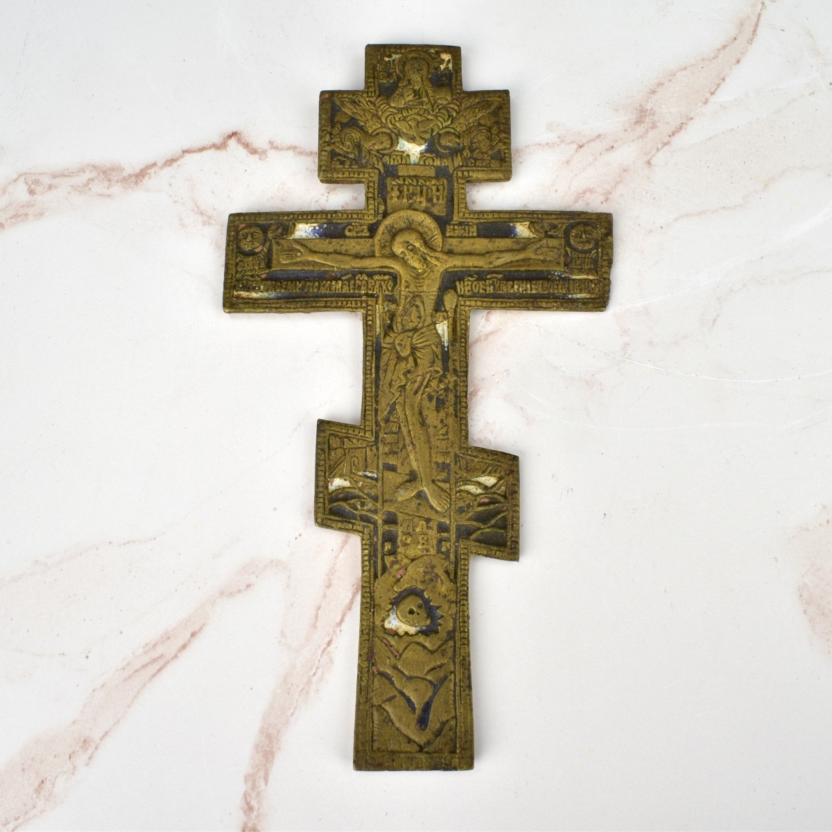 Seven (7) Russian Crucifix Crosses