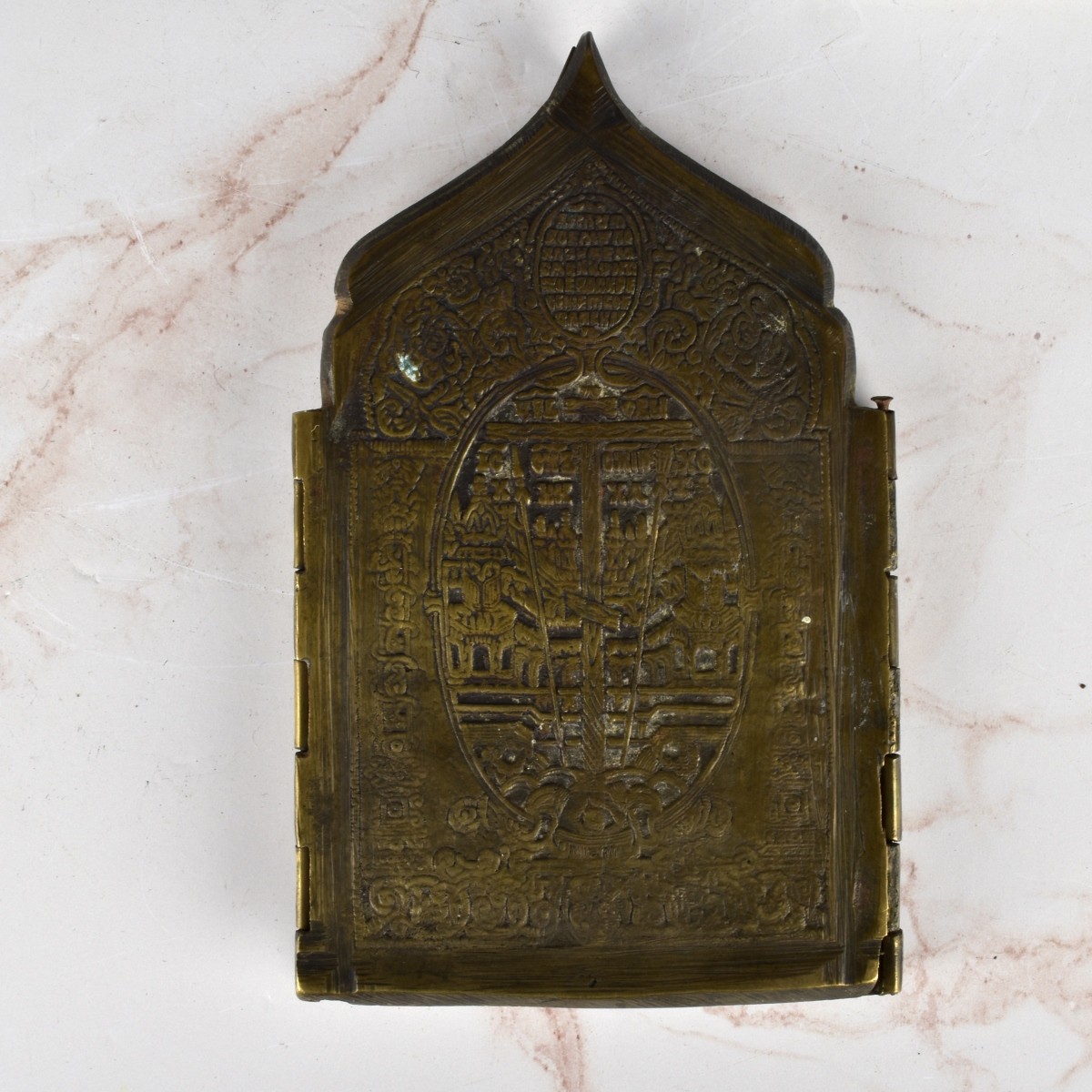 Three (3) Russian Bronze Travel Icons