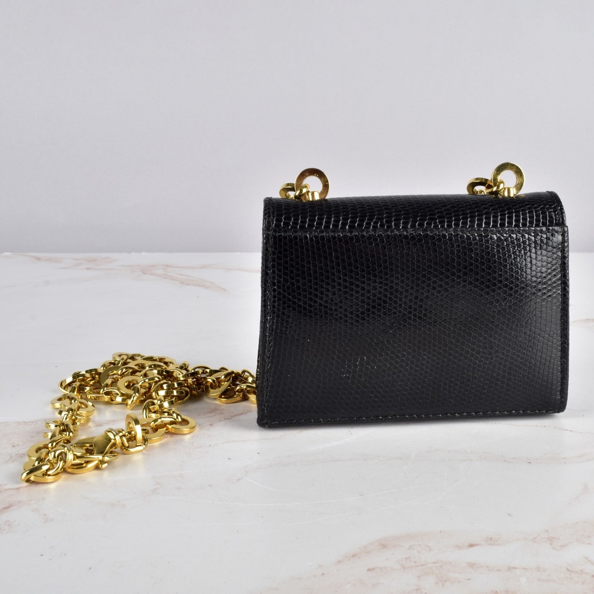 Salvatore Ferragamo Gancini Chain Mini Bag
