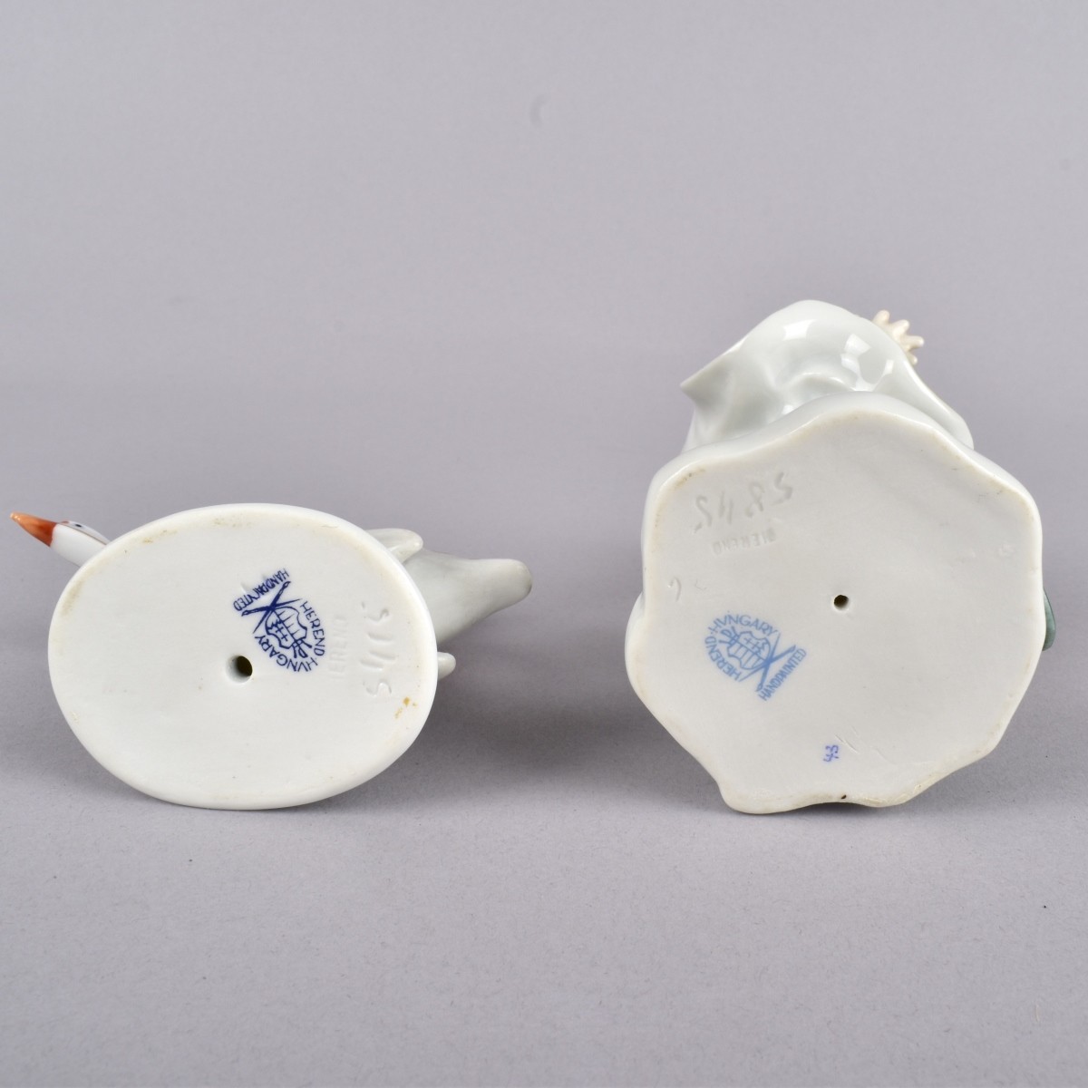 Two (2) Herend Porcelain Figurines