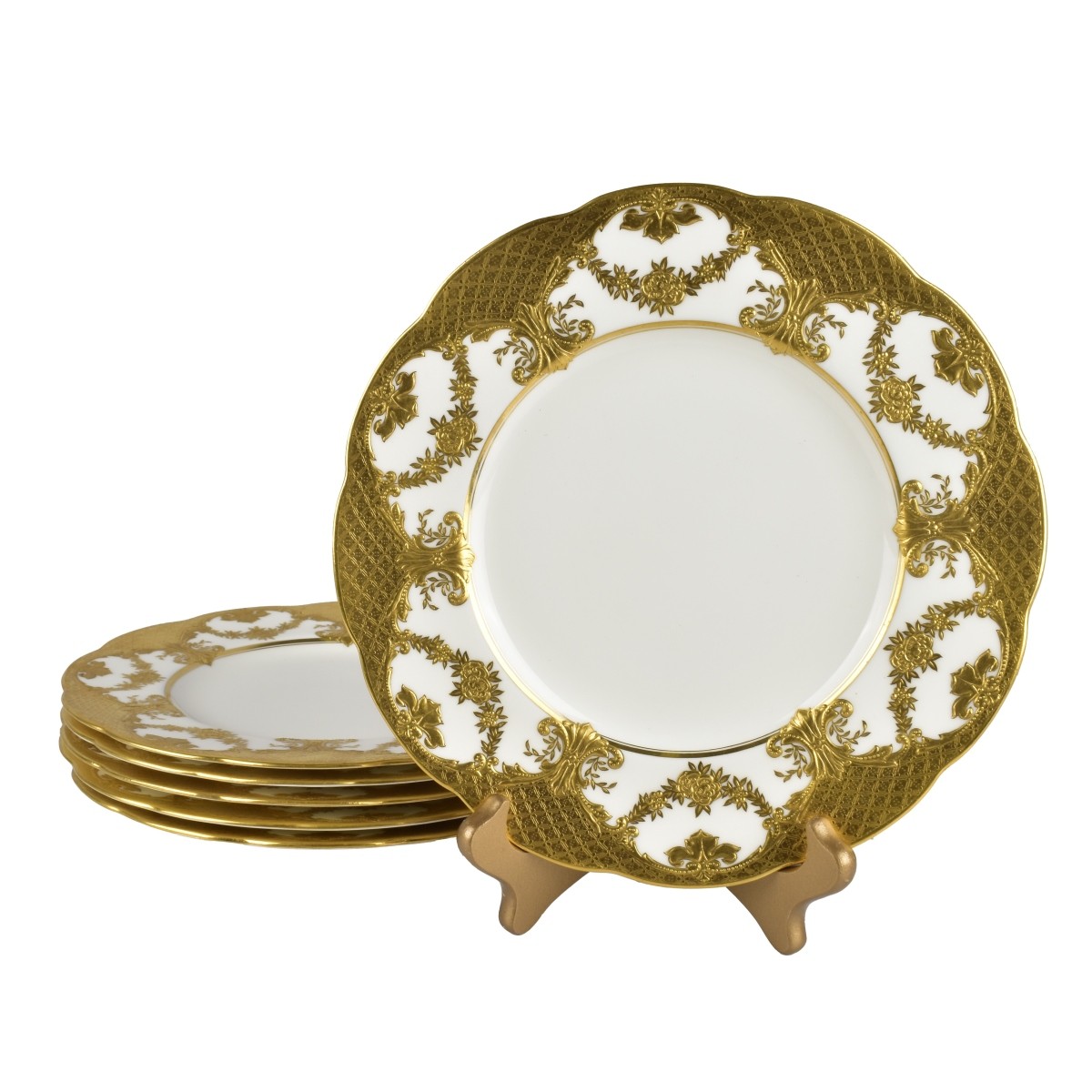 Antique Minton Porcelain Plates