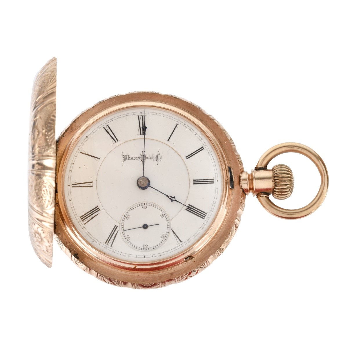 Illinois Watch Co. 14K Pocket Watch