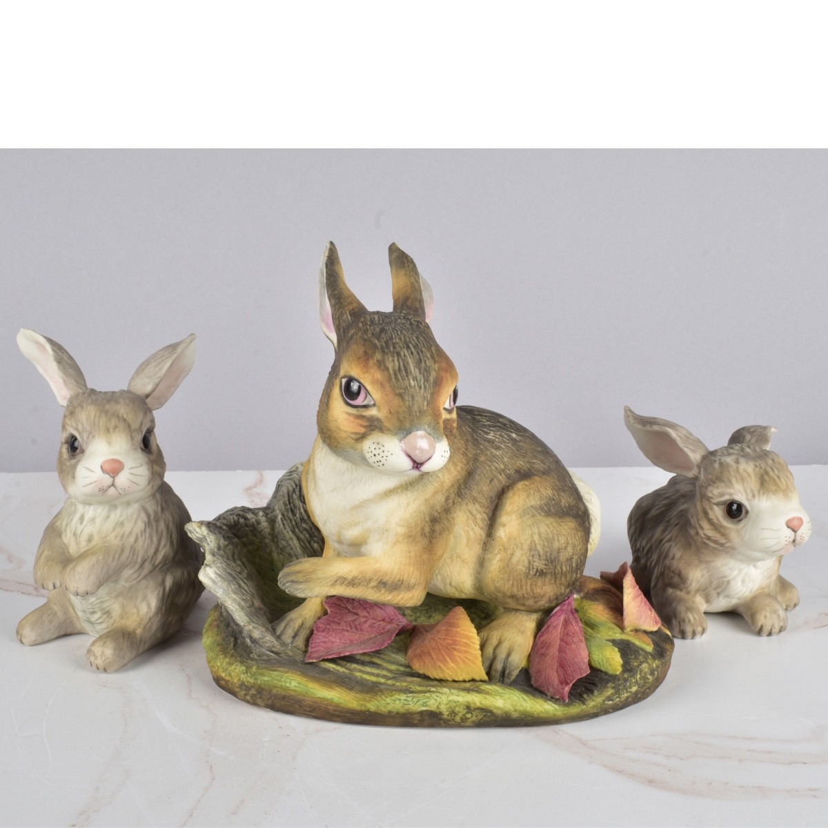 Boehm Rabbit Figurines